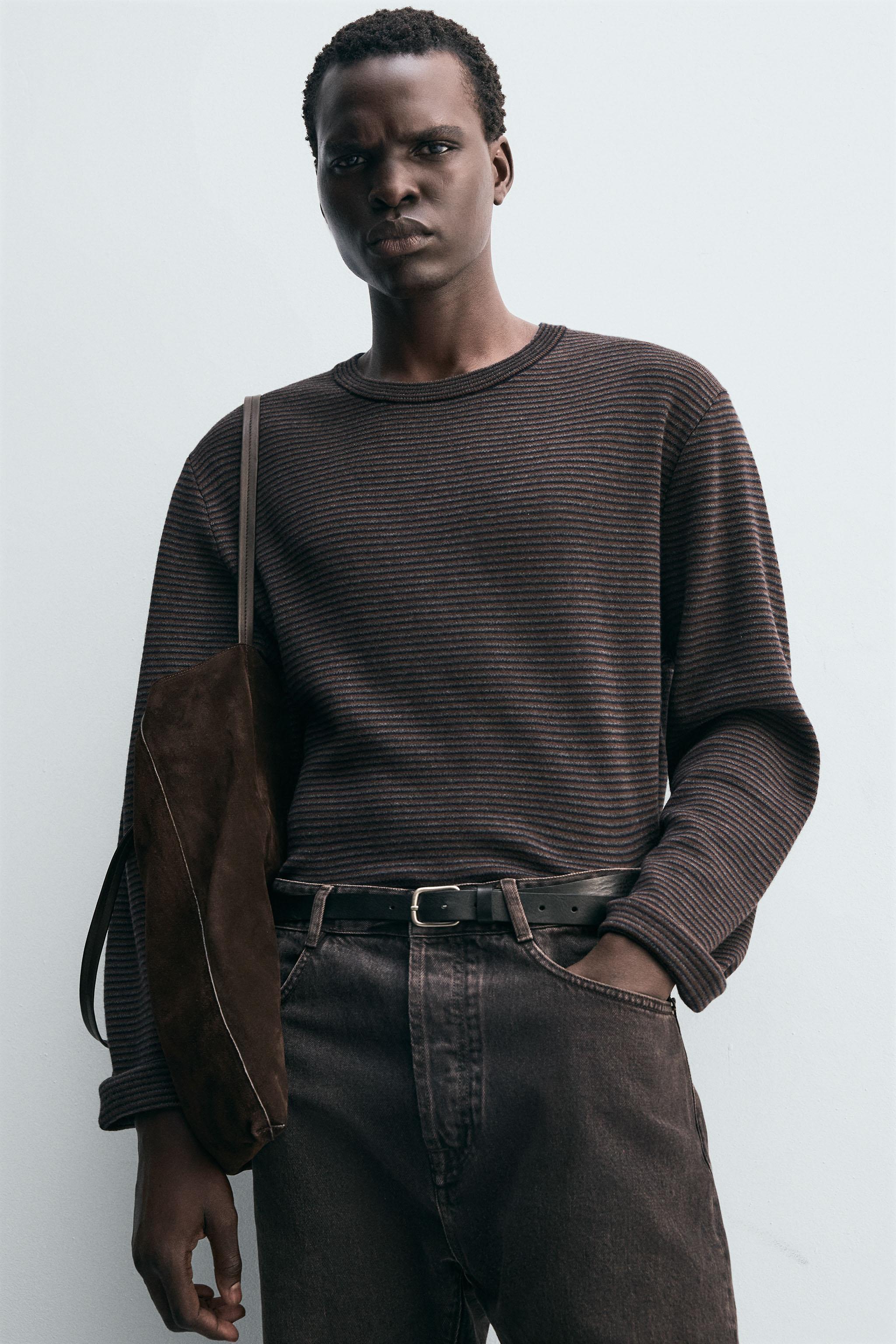 STRIPED JACQUARD SWEATER